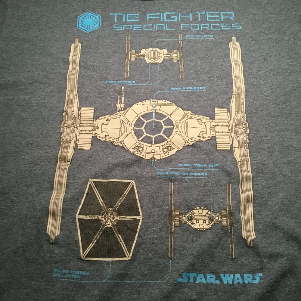 Star Wars grey-blue special forces t-shirt